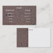 Asphalt-Bild-Visitenkarte Visitenkarte (Vorne/Hinten)