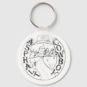 Asphalt Cowboy Logo Schlüsselanhänger (Vorderseite)