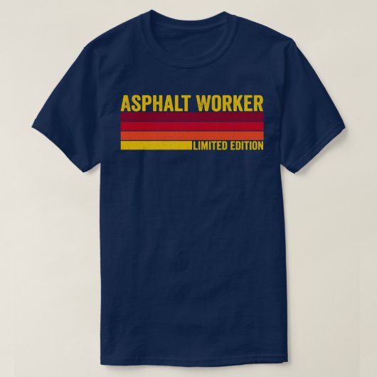Asphalt-Mitarbeiter T-Shirt (Design vorne)