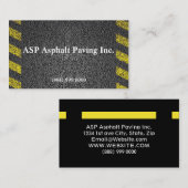 Asphalt Paarung Visitenkarte (Vorne/Hinten)