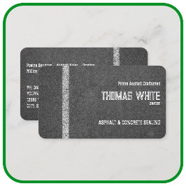 Asphalt Paarung Visitenkarte