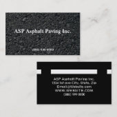 Asphalt Paarung Visitenkarte (Vorne/Hinten)