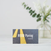 Asphalt, Pflaster, Baugewerbe, Straßenbau B Visitenkarte (Stehend Vorderseite)