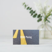 Asphalt, Pflaster, Baugewerbe, Straßenbau B Visitenkarte (Stehend Vorderseite)