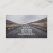 Asphalt, Pflaster, Bauwesen, Straßenbau Visitenkarte (Rückseite)