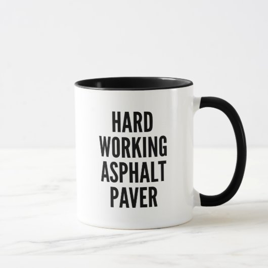 Asphalt-Pflaster Tasse (Rechts)