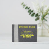 Asphalt-Pflasterung Visitenkarte (Stehend Vorderseite)