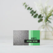 Asphalt-Reparatur-Visitenkarten Visitenkarte (Stehend Vorderseite)