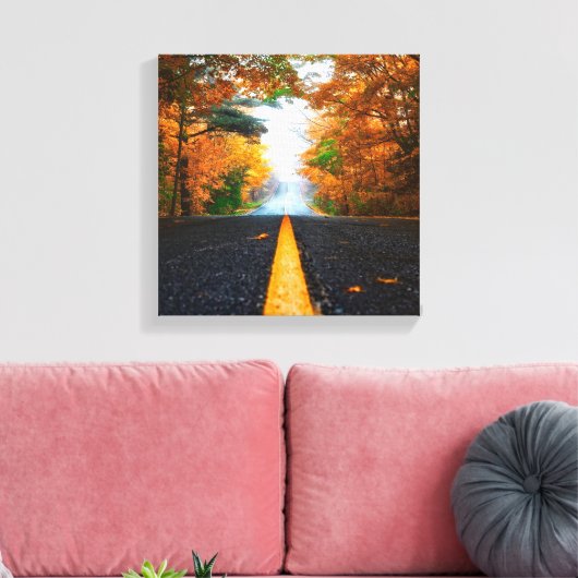 Asphalt Road Leinwanddruck (Insitu (Wohnzimmer))