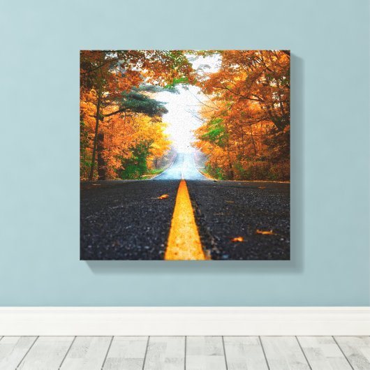 Asphalt Road Leinwanddruck (Insitu (Holzboden))