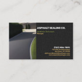 Asphalt-Transportsiegelbetrieb Visitenkarte (Vorderseite)