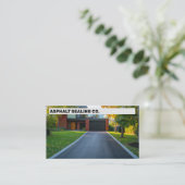 Asphalt-Transportsiegelbetrieb Visitenkarte (Stehend Vorderseite)