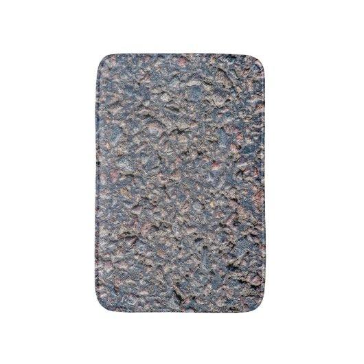 Asphalt- und Kies-Textur Badematte (Vorderseite Vertikal)