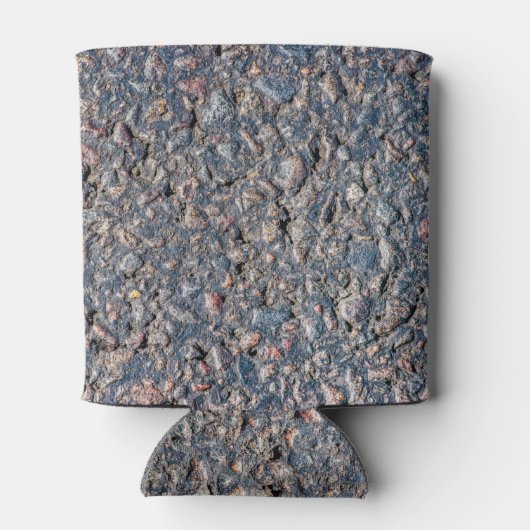 Asphalt- und Kies-Textur Dosenkühler (Rückseite)