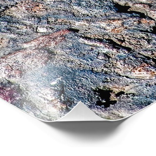 Asphalt- und Kies-Textur Fotodruck (Ecke)