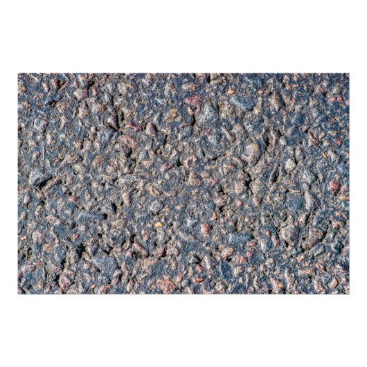 Asphalt- und Kies-Textur Fotodruck (Vorne)
