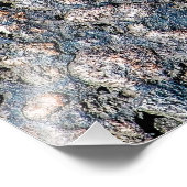 Asphalt- und Kies-Textur Fotodruck (Ecke)