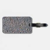 Asphalt- und Kies-Textur Gepäckanhänger (Rückseite horizontal)