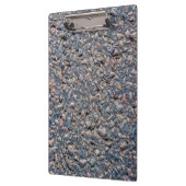 Asphalt- und Kies-Textur Klemmbrett (Links)