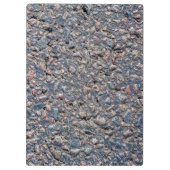 Asphalt- und Kies-Textur Klemmbrett (Rückseite)