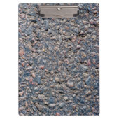 Asphalt- und Kies-Textur Klemmbrett (Vorderseite)