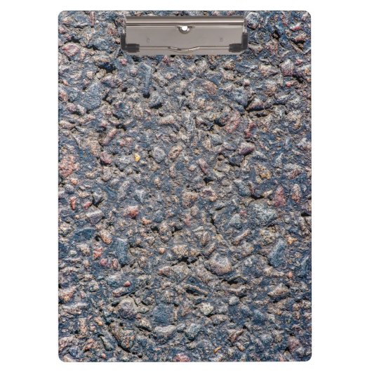 Asphalt- und Kies-Textur Klemmbrett (Vorderseite)
