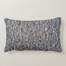 Asphalt- und Kies-Textur Lendenkissen