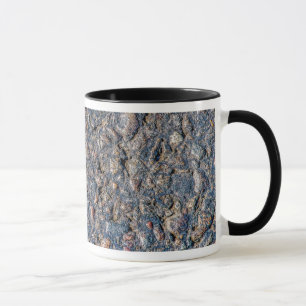 Asphalt- und Kies-Textur Tasse