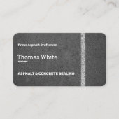 Asphalt Visitenkarte (Vorderseite)