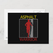 Asphalt Warrior Postkarte (Vorne/Hinten)