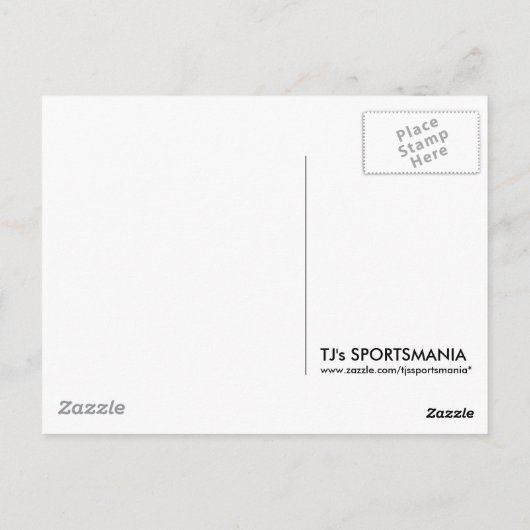 Asphalt Warrior Postkarte (Rückseite)