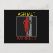 Asphalt Warrior Postkarte (Vorderseite)
