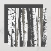 Asphaltbäume Einladung (Vorne/Hinten)