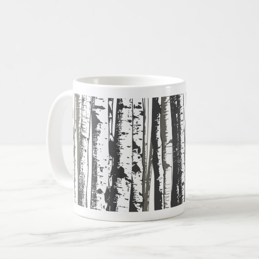 Asphaltbäume Kaffeetasse (Vorderseite Links)