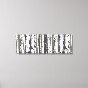 Asphaltbäume Leinwanddruck