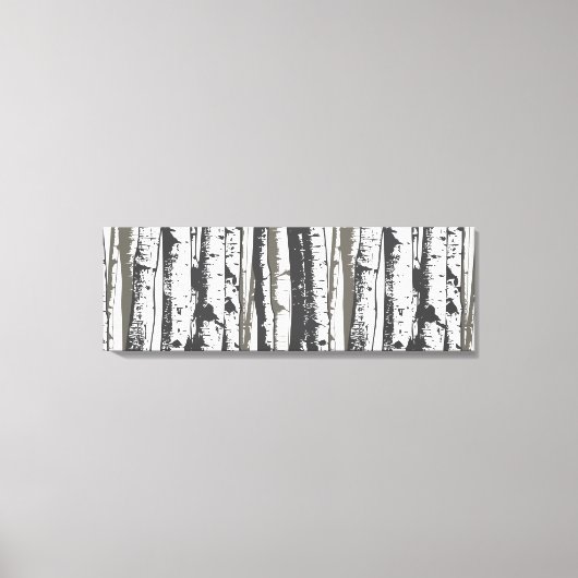 Asphaltbäume Leinwanddruck (Vorderseite)