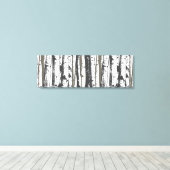 Asphaltbäume Leinwanddruck (Insitu (Holzboden))