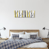 Asphaltbäume Leinwanddruck (Insitu (Schlafzimmer))