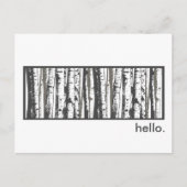 Asphaltbäume Postkarte (Vorderseite)