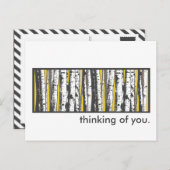 Asphaltbäume Postkarte (Vorne/Hinten)