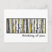 Asphaltbäume Postkarte (Vorderseite)