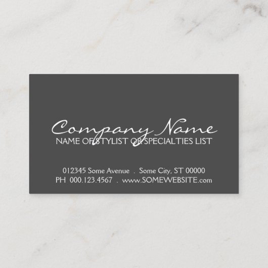 Asphaltbäume Visitenkarte (Rückseite)