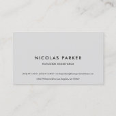 Asphaltstraßebeschaffenheit Visitenkarte (Rückseite)