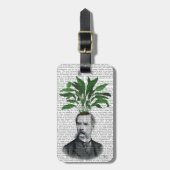 Aspidistra Head Pflanzen Head Gepäckanhänger (Vorderseite vertikal)