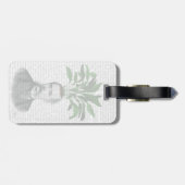 Aspidistra Head Pflanzen Head Gepäckanhänger (Rückseite horizontal)