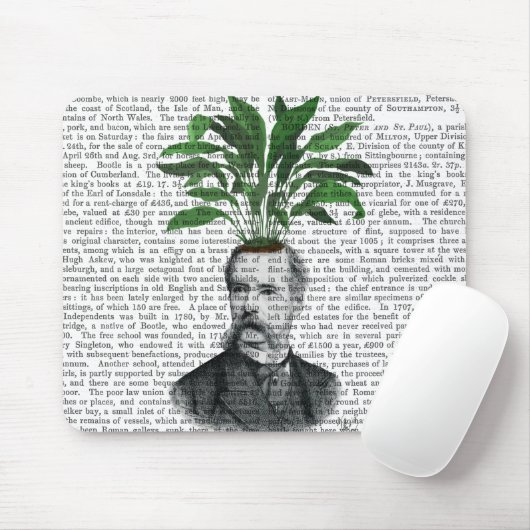 Aspidistra Head Pflanzen Head Mousepad (Mit Mouse)