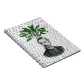 Aspidistra Head Pflanzen Head Notizblock (Rechte Seite)