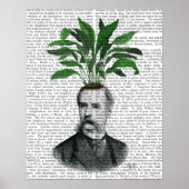 Aspidistra Head Pflanzen Head Poster (Vorne)