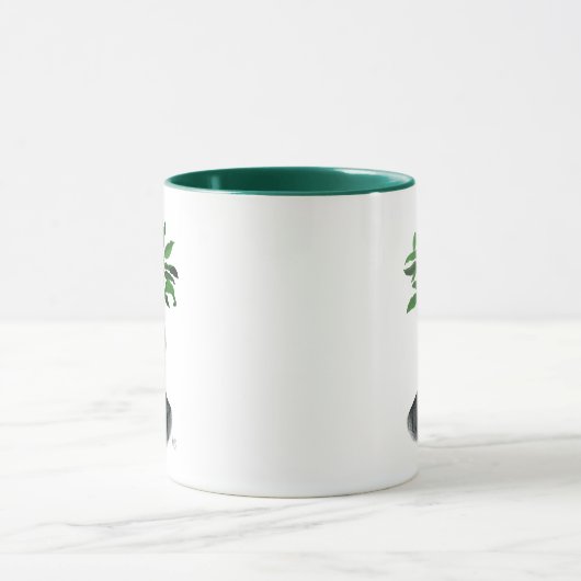 Aspidistra Head Pflanzen Head Tasse (Zentrum)