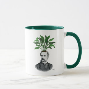 Aspidistra Head Pflanzen Head Tasse